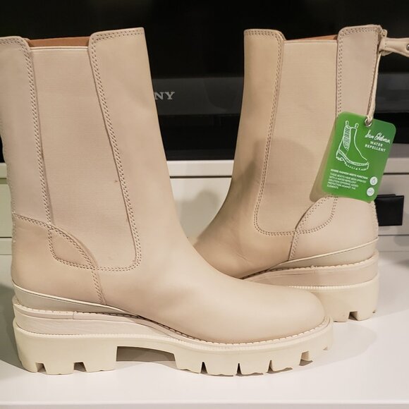 NWT: Sam Edelman Genia Leather Chelsea Boots  Size 8 - Picture 3 of 6
